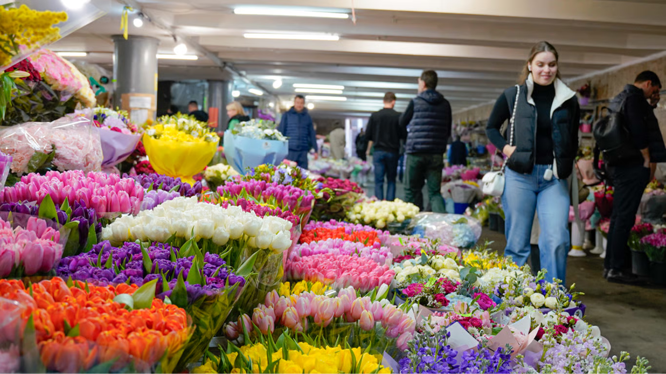 Розы на 8 Марта в Харькове