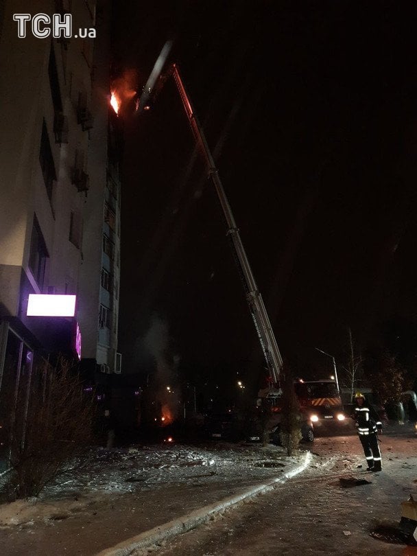 Российская атака по Киеву: повреждены жилые дома в трех районах