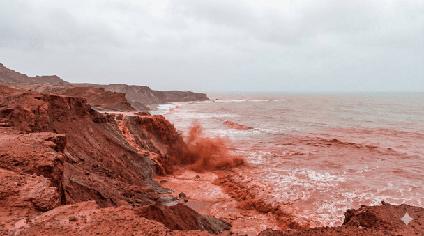 Червоні води дощу в Ірані