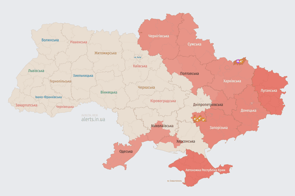 Нічна атака Shahed у Київській області