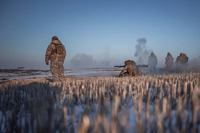 Ukrainian soldier with an order