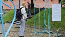 У Львові відкрили інсталляцію Післяобрази: пам’ять про загиблих у Маріупольському театрі