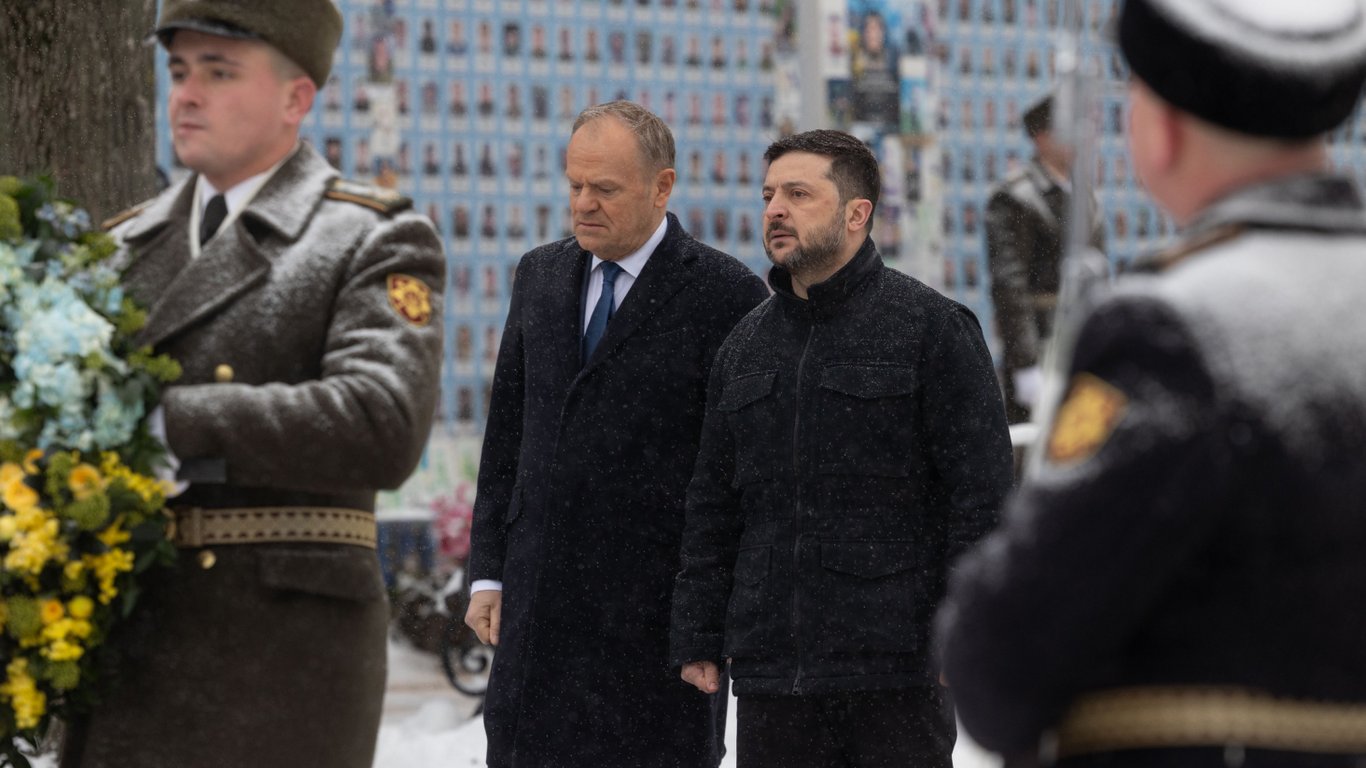 Зеленський і Туск вшанували загиблих
