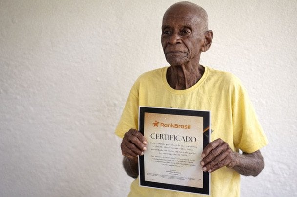 Бразилец, 118 лет, старейший человек