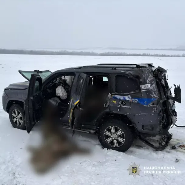 Дрон-камикадзе атаковал полицию