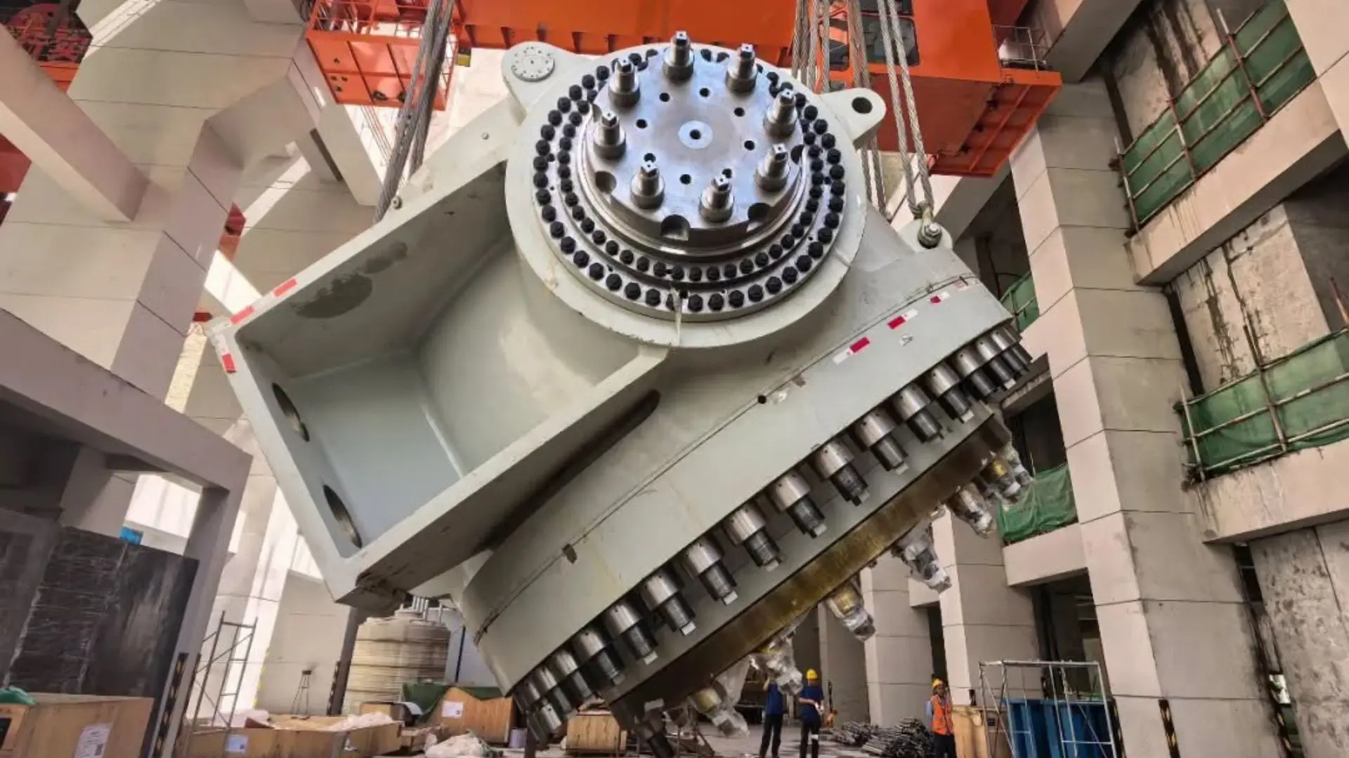 China builds 500 MW impulse hydropower plant