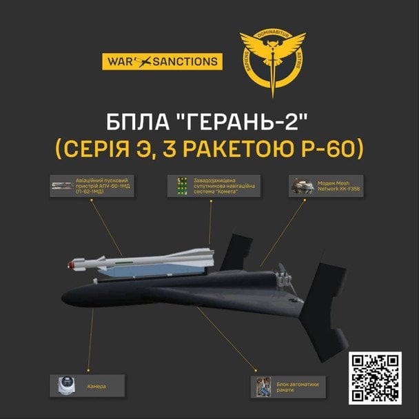Росія модернізувала Шахеди ракетами Р-60: ГУР розкрило деталі нової загрози