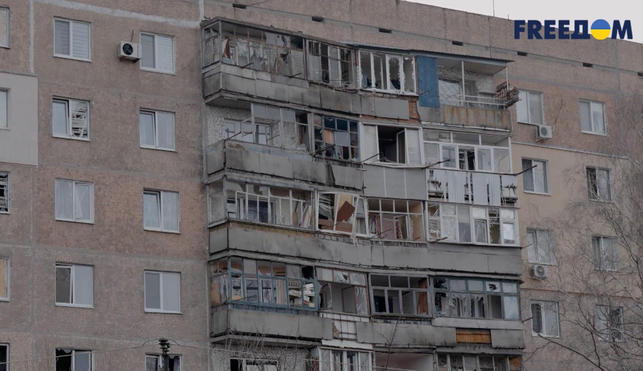 Удар по Славянську, пошкоджені будинки