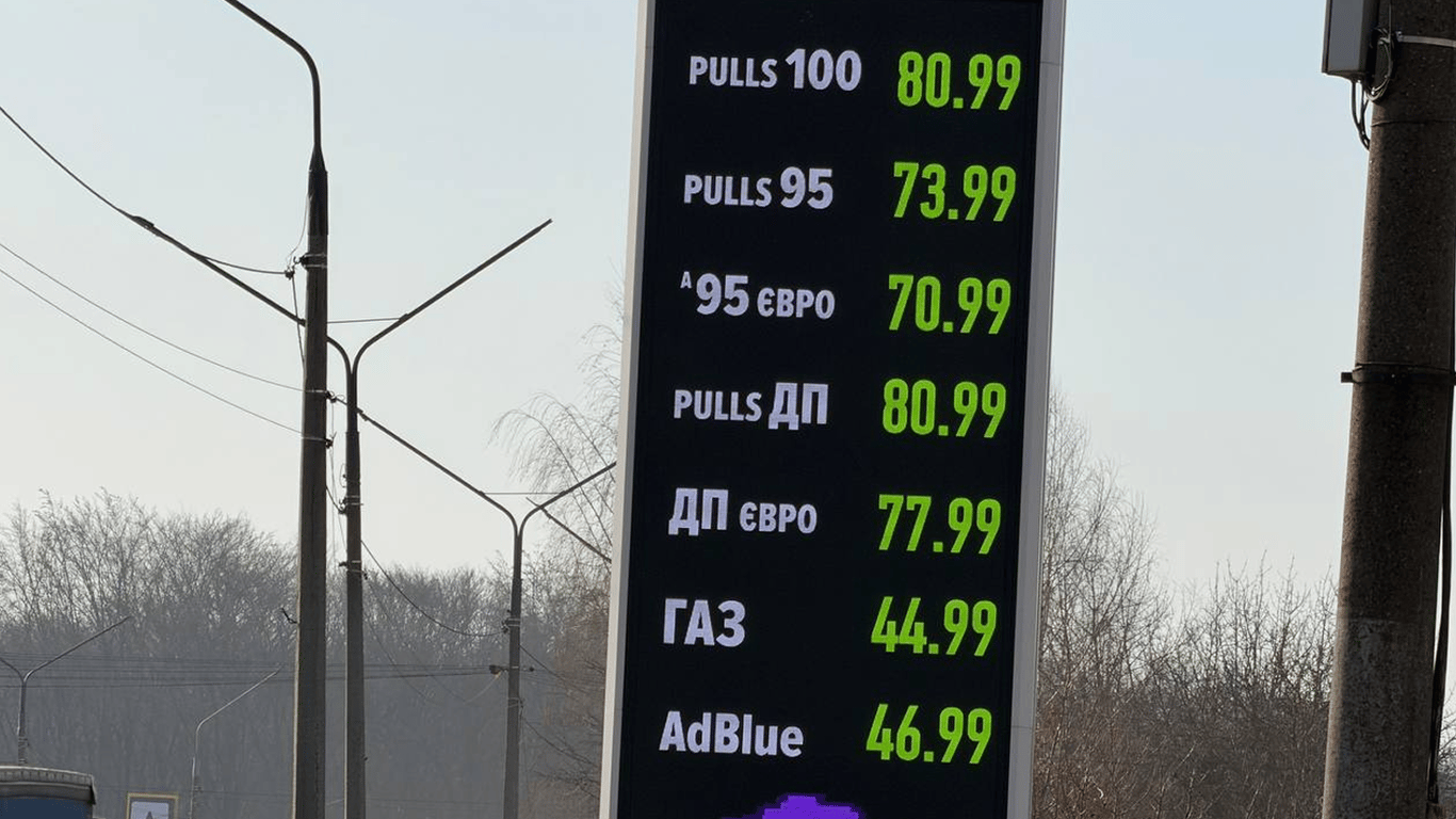 Цены на топливо в Харькове