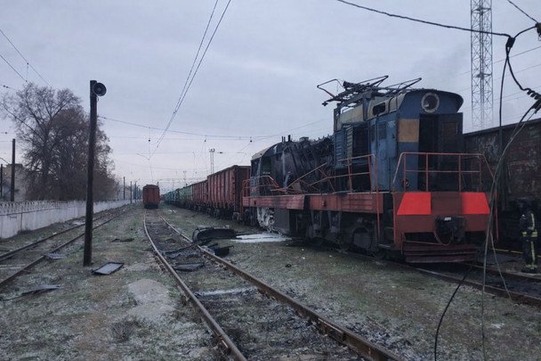 Напад на тепловоз в Запоріжжі: як вдалося уникнути жертв серед залізничників