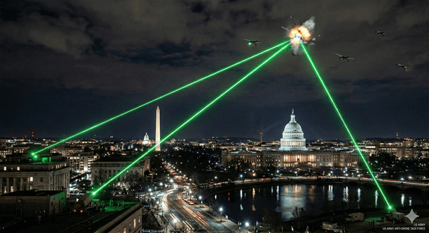 Waszyngton pod ochroną lasera: Pentagon stawia na tarczę antydronową