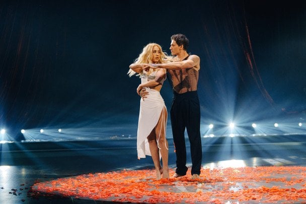 Dasha Kvitkova received criticism from the judges of Dancing with the Stars for lack of passion in her foxtrot
