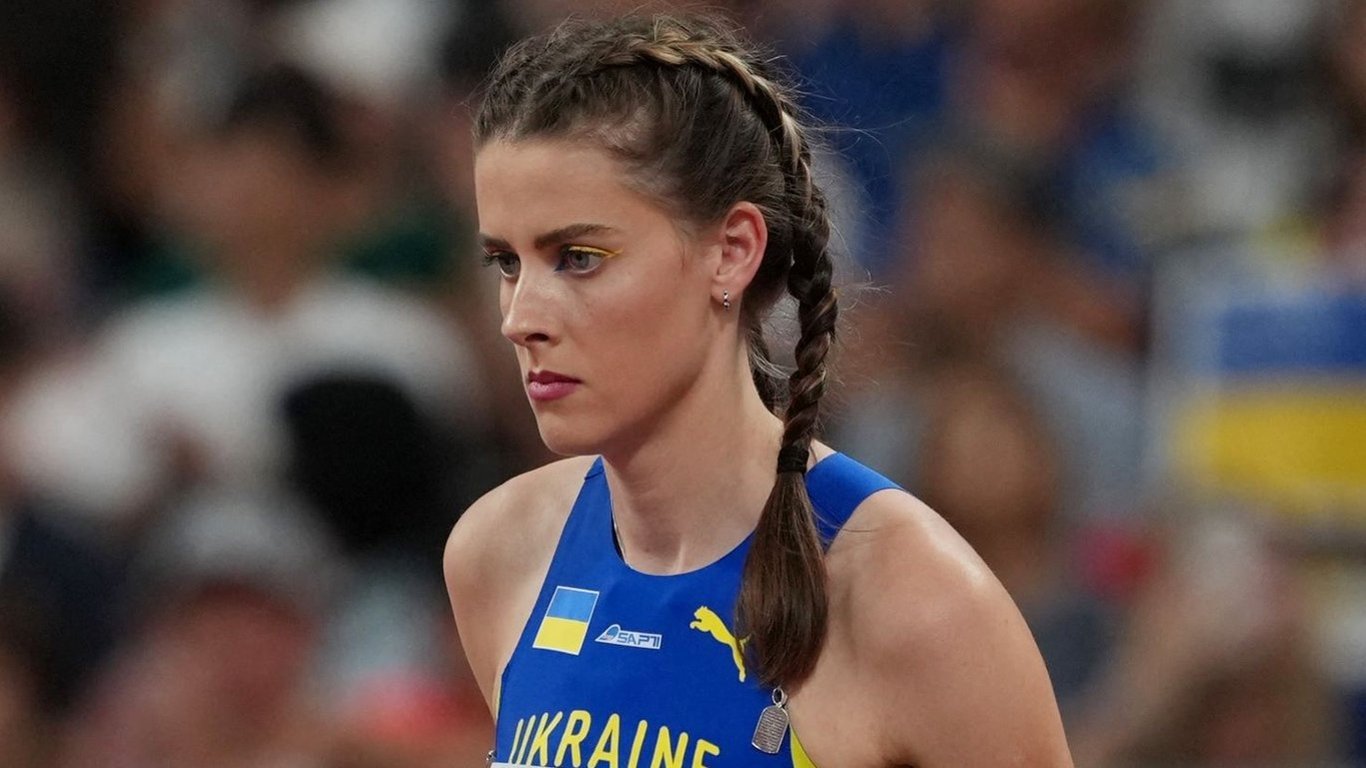 Ярослава Магучіх на фіналі стрибків