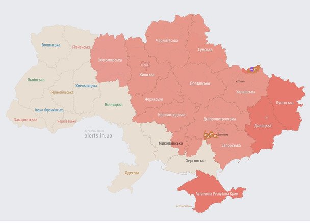 Ракети з Брянщини над Україною