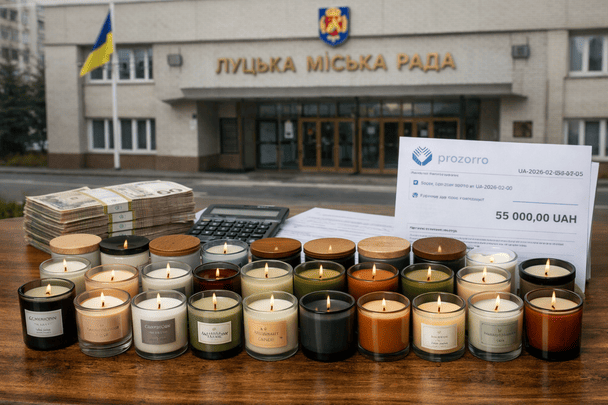 На аромасвечи для администрации Луцка потратят 55 тысяч гривень: детали закупки