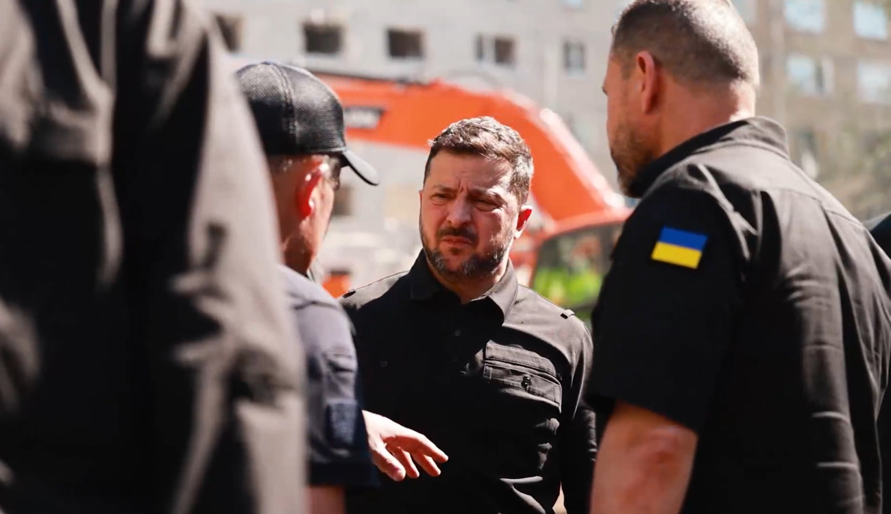 Зеленський коментує обстріл Києва