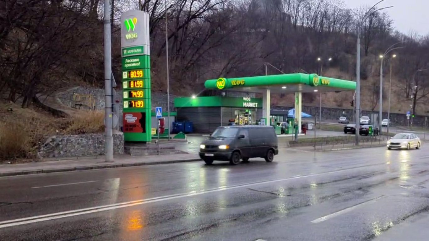 Цены на дизель в Киеве