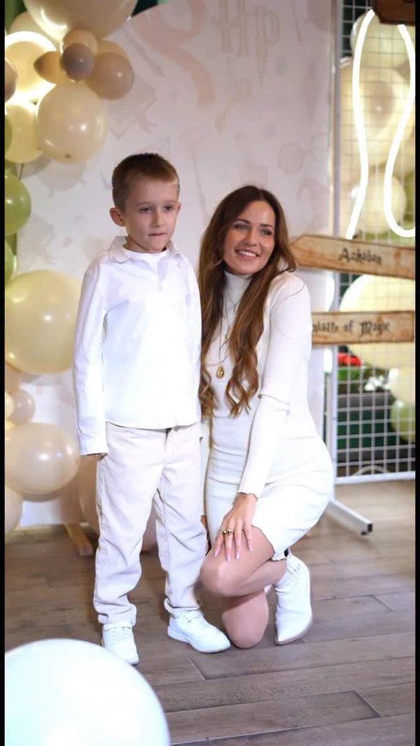 Natalka Denysenko showed how Saint Nicholas visited her son