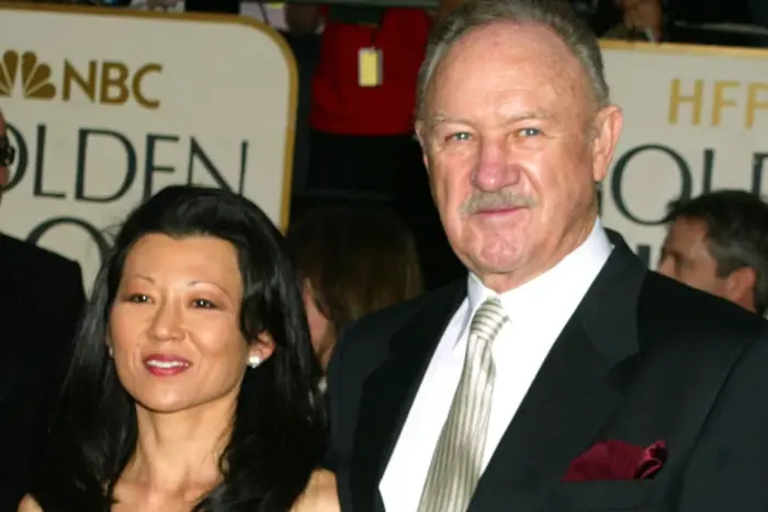 Hollywood actor with his wife in their home