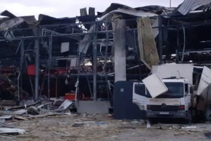Russland hat das Terminal von 'Nova Poshta' in Slowjansk zerstört (Foto)