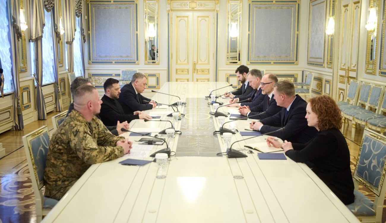 Зеленський і міністр оборони Латвії