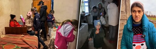 На Житомирщині родина з 11 дітьми живе в двокімнатній хаті: що відбувається