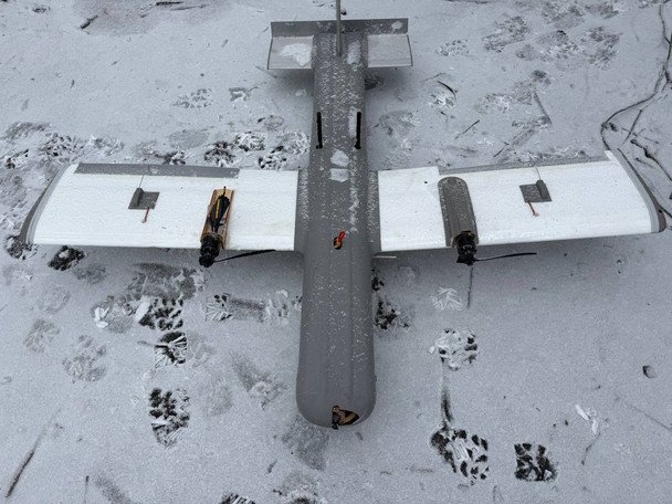 Molniya UAV network with MESH-communication