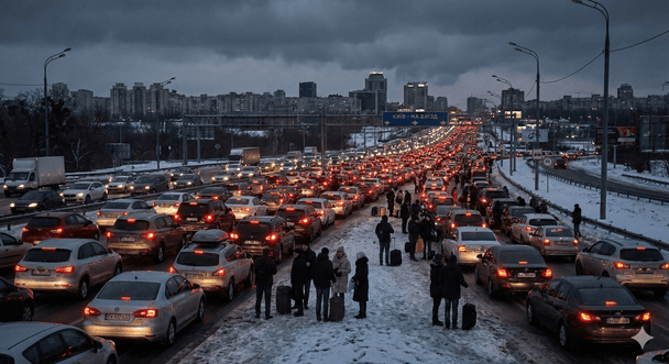 Эвакуация городов при блэкауте
