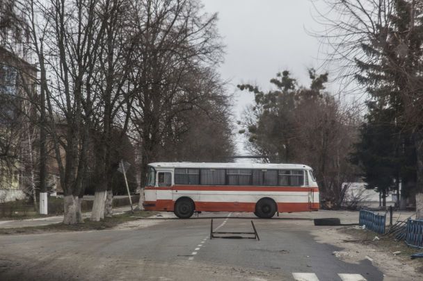 Обстрел рейсового автобуса в Харьковской области