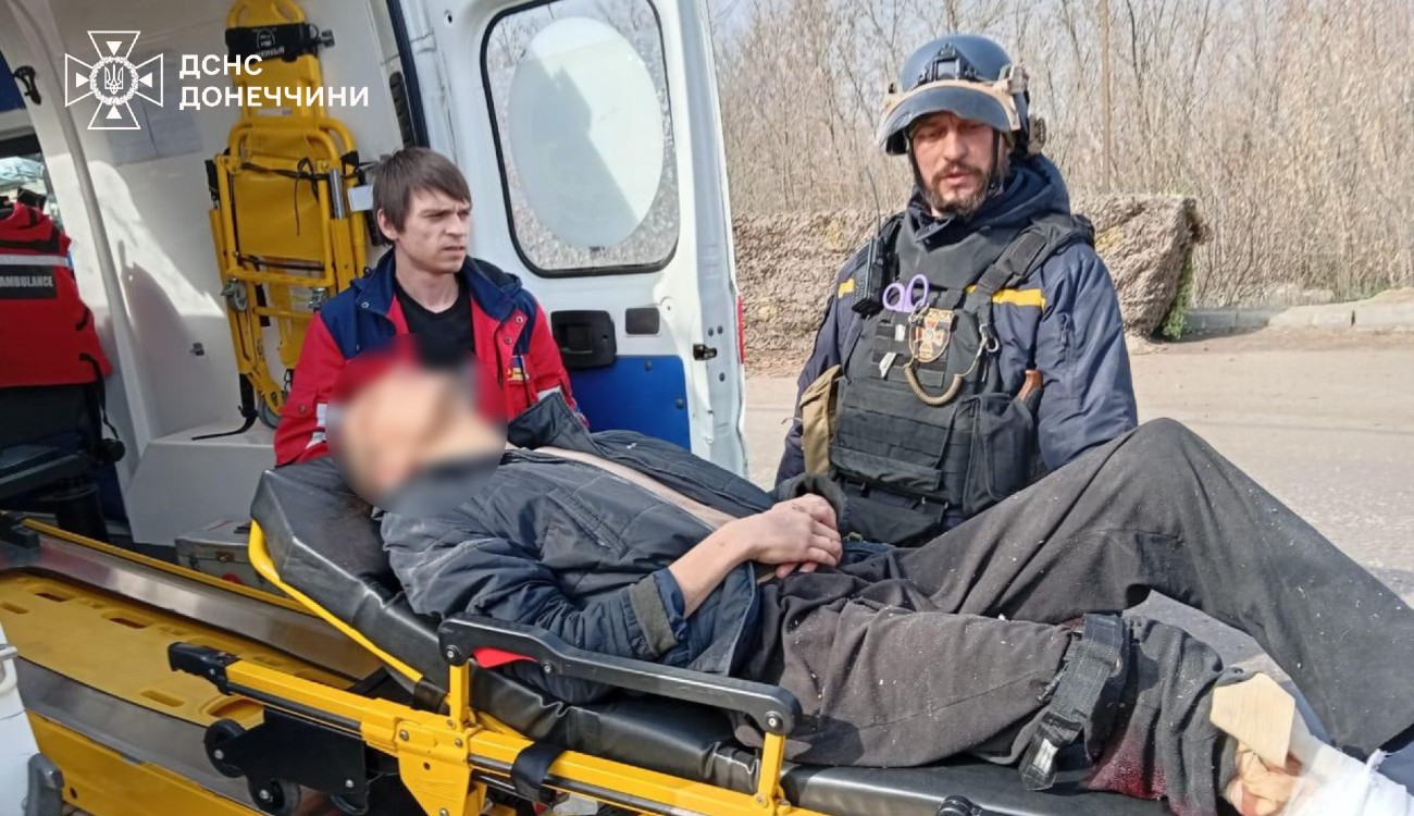 Разрушение дома в Донецкой области