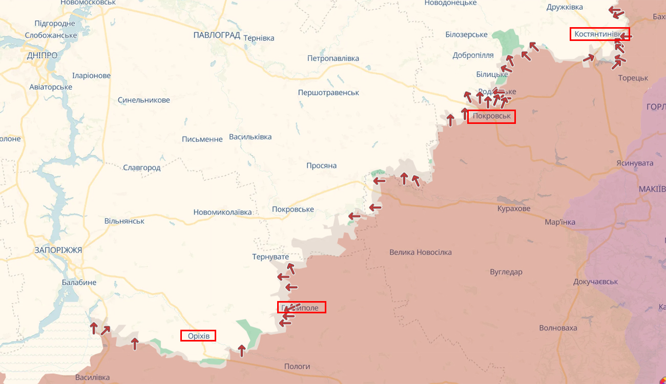 Втрати РФ під Добропіллям