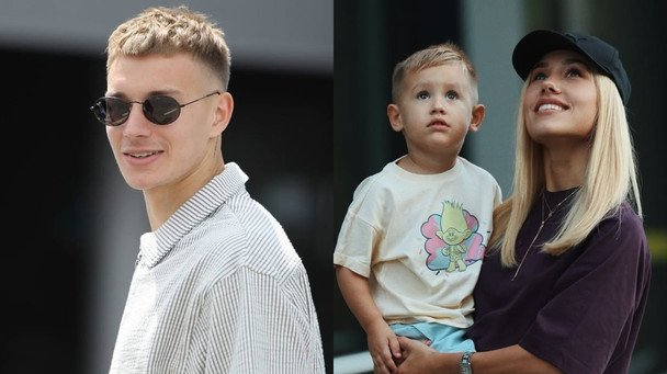 Ukrainian Blogger Dasha Kvitkova Shares First Family Photos with Son Lev and Fiancé Volodymyr Brazhko