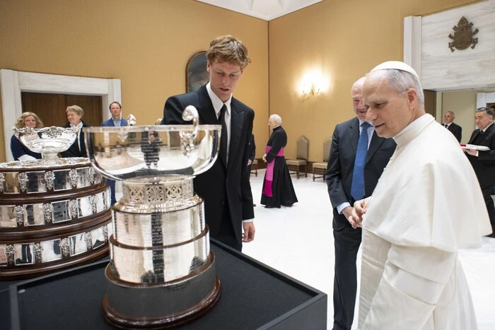 The world's best tennis player met with the Pope