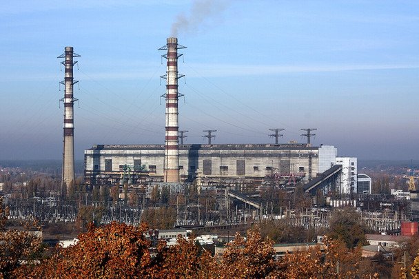 Теплоэлектроцентраль после ракетного удара