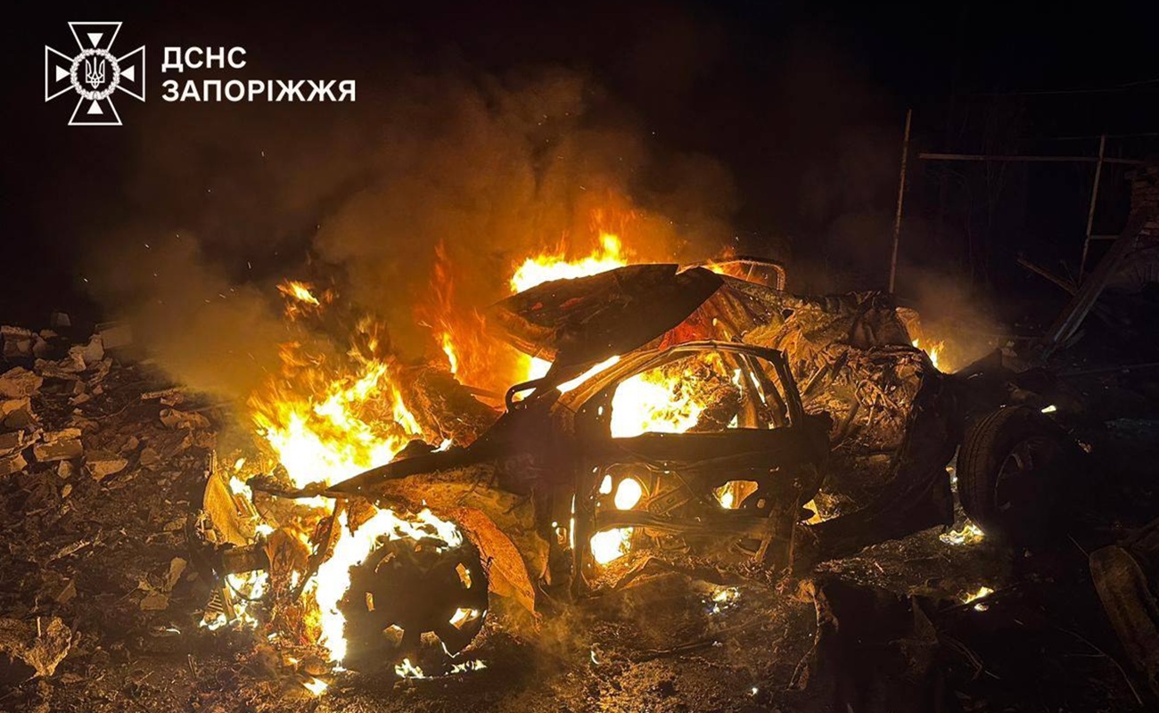 Жертвы среди мирных жителей в Запорожье после атаки беспилотников