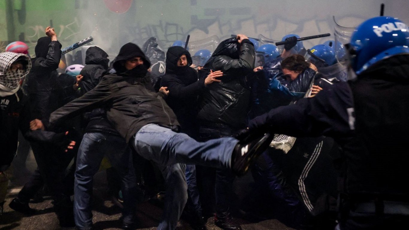 Протести в Мілані проти Олімпіади