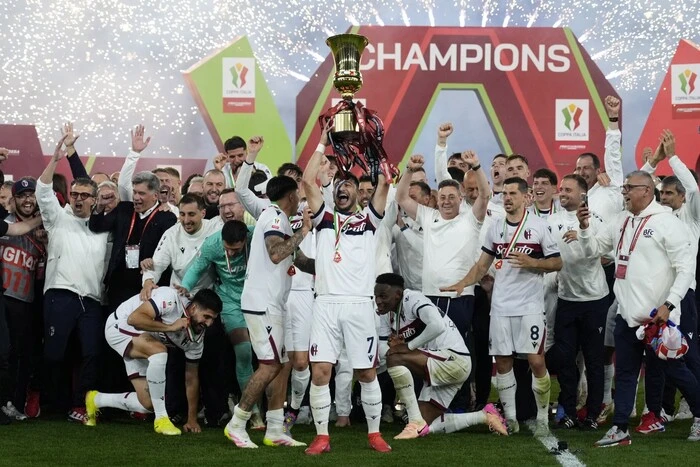 Bologna po raz pierwszy od 51 lat zdobyła Puchar Włoch