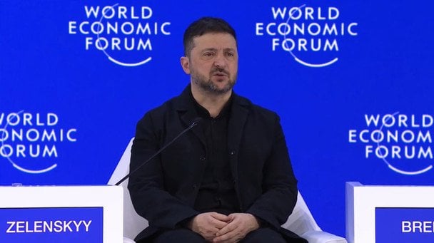 Зеленський на форумі в Давосі