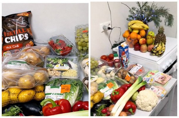 Блогер отримує продукти від Tafel