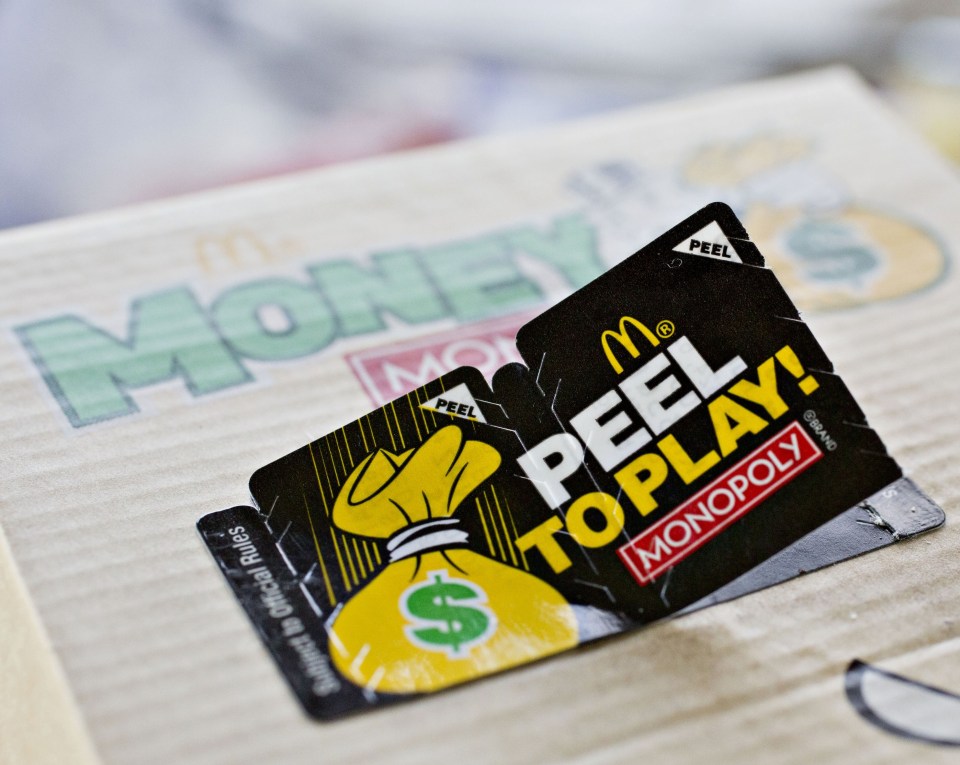 McDonald’s Monopoly повертається: як отримати головні призи у 100 000 фунтів
