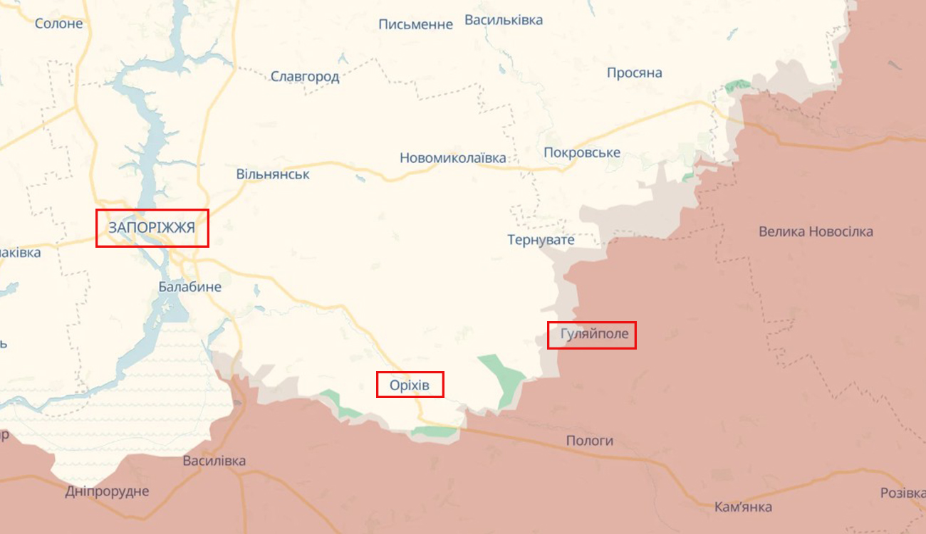 Гуманитарный кризис в Запорожской области
