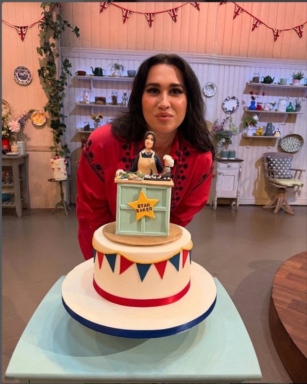 Ukrainka po raz pierwszy wzięła udział w programie The Great British Bake Off: tort w kształcie mapy Ukrainy