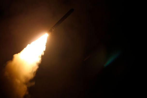 Російський удар по Львову взимку