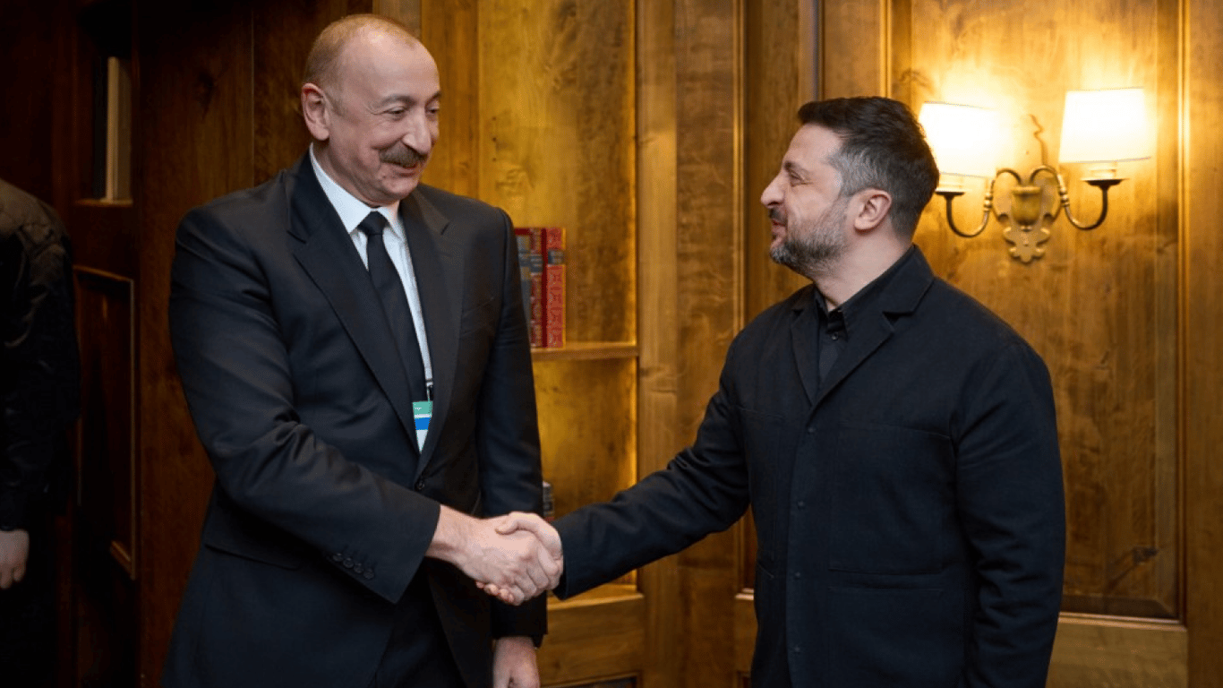Зеленський і Алієв на переговорах