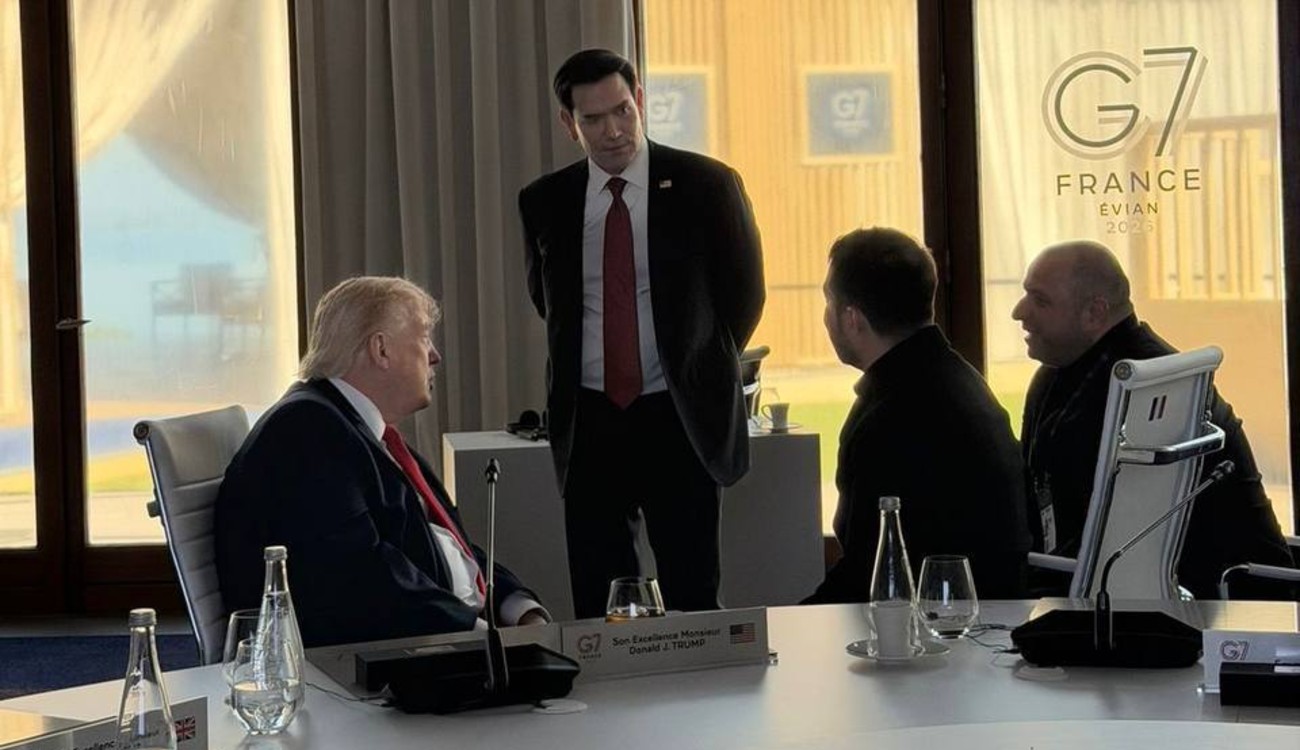 Зеленський і Трамп на G7