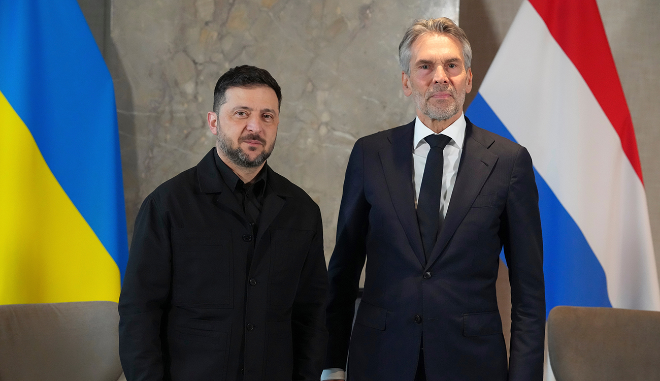 Зеленський та прем'єр Нідерландів на зустрічі