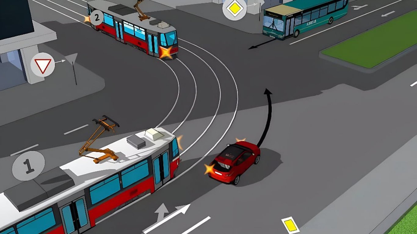 Kto ma pierwszeństwo na skrzyżowaniu? Wyjaśniamy zasady dla autobusów i tramwajów