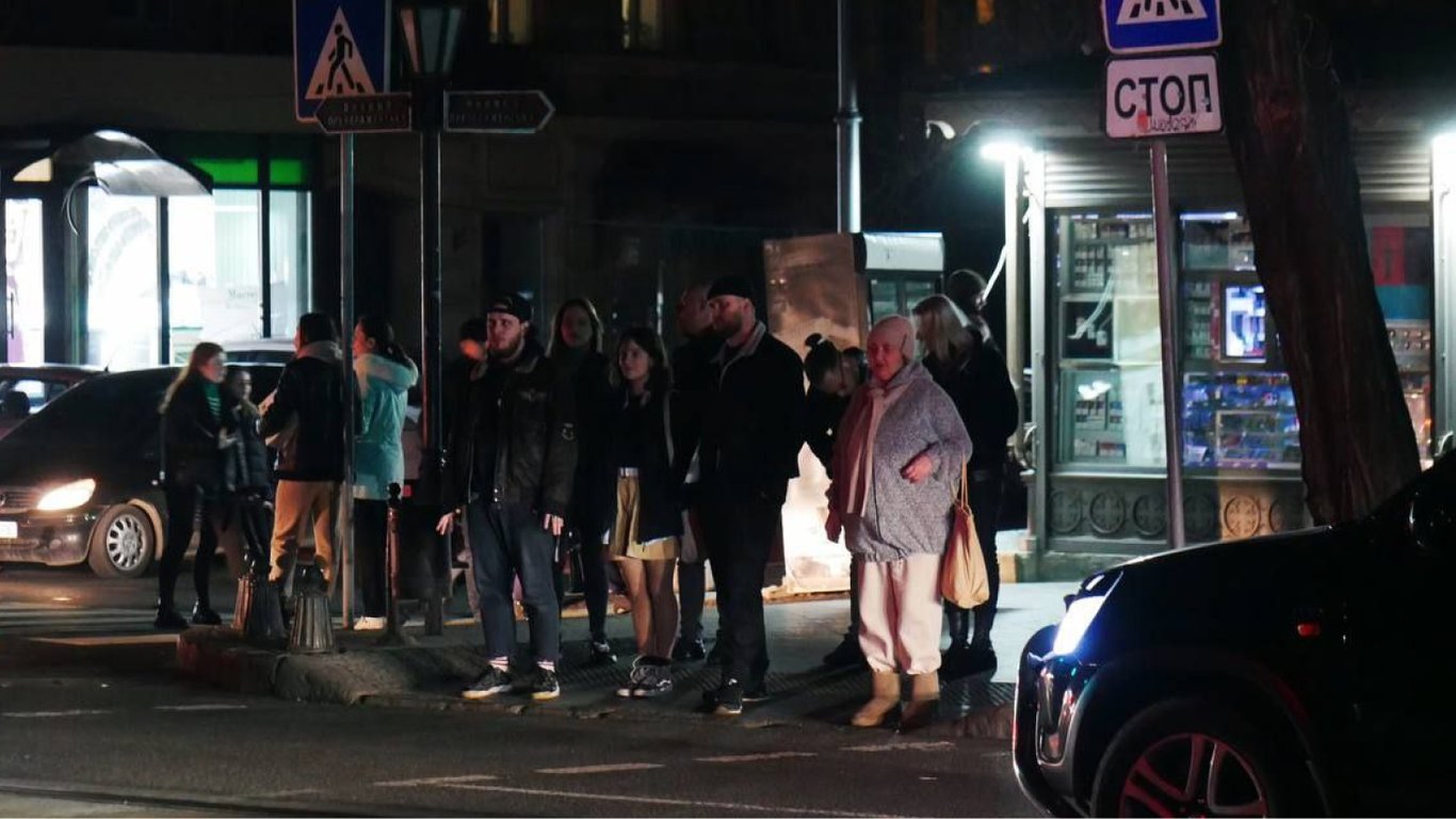 Отключение света в Одессе 21 марта
