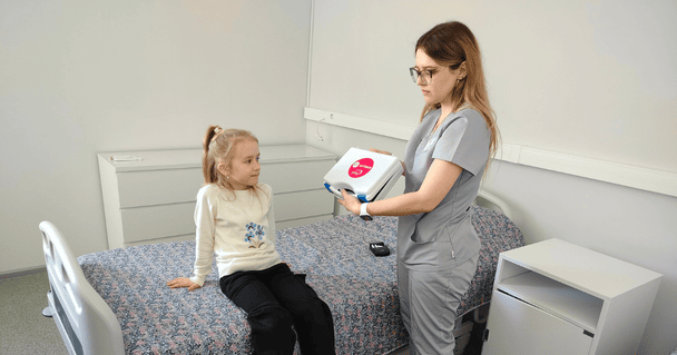 Nowy sprzęt w ukraińskich szpitalach: diagnoza u dzieci w ciągu doby