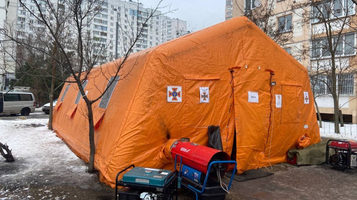 Російський удар по ТЕЦ у Києві